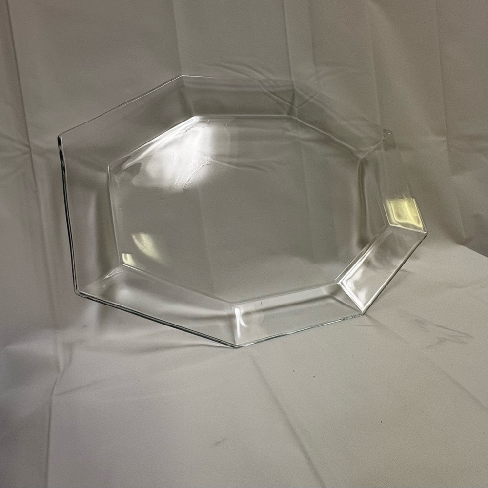 Elegant Clear Glass Platter